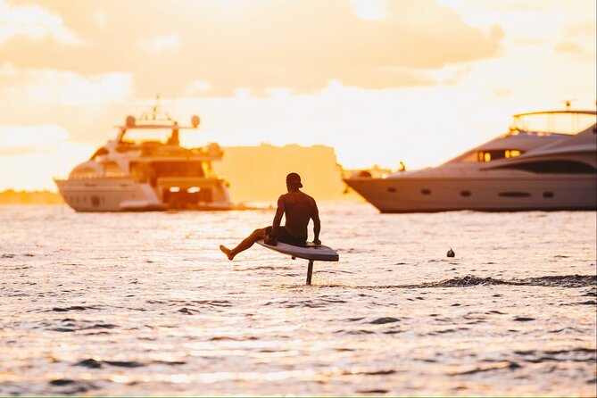 Off-Water Electric Hydrofoil Surfboard  Premium eFoil Adventures - Safety and Equipment Provided