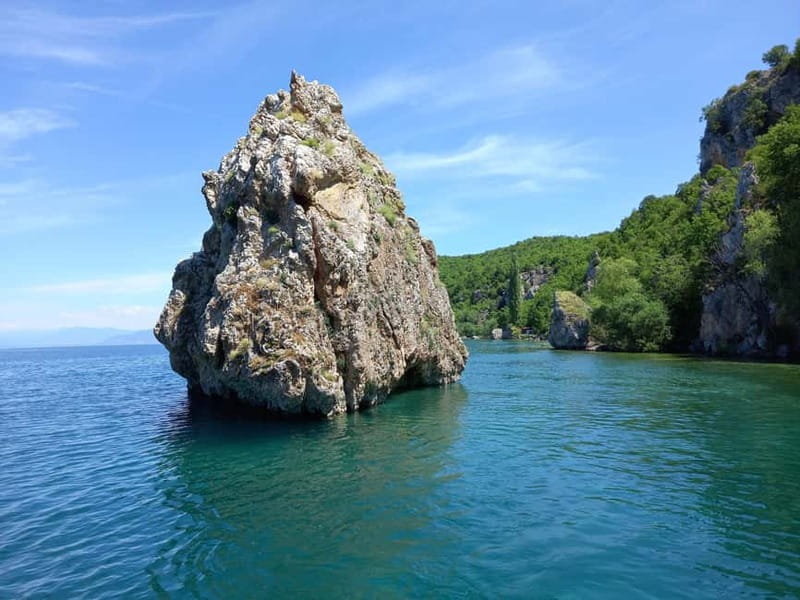 Ohrid: East Coast and St. Naum Monastery Full-Day Boat Tour - Onboard Experience: Wine, Music, and Flexibility