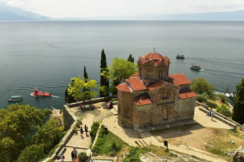Ohrid: Old Town Panoramic Boat Cruise and Tito's Residence - Notable Landmarks: Saint Sophia and Saint Clement
