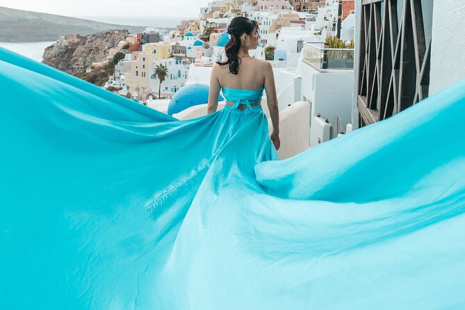 Oia Flying Dress Photoshoot Santorini - The Photography Team and Their Approach