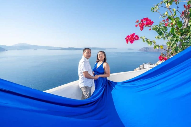 Oia: Santorini Photoshoot with Flying Dress Rental Option - Practical Details: Booking, Cancellation, and Accessibility