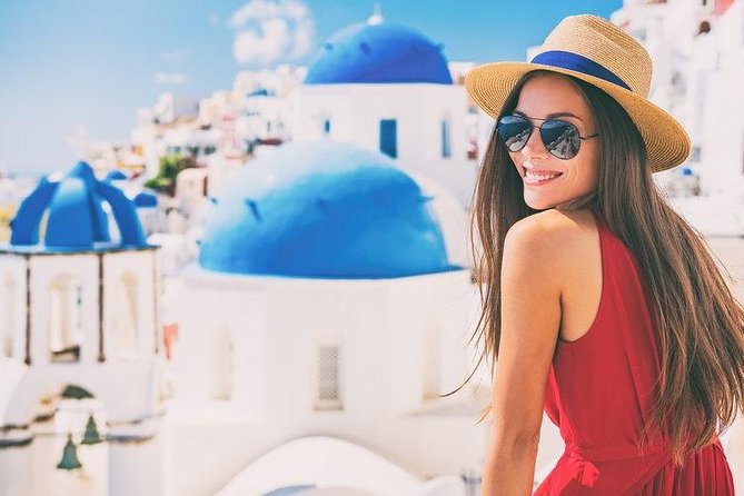 Oia Sunset and Traditional Villages Full Day Tour - Sunset in Oia and the Famous Blue Dome Church