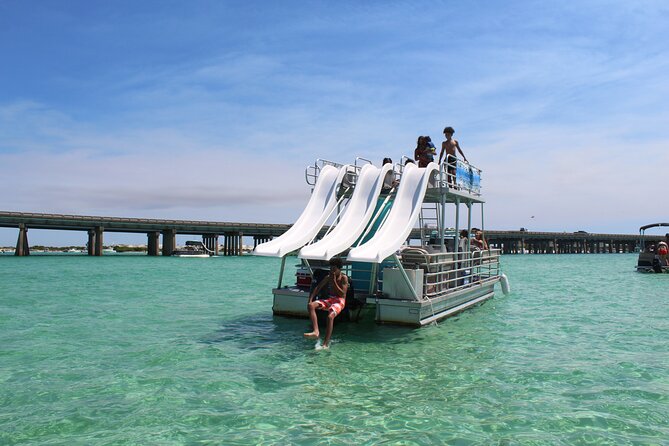 Okaloosa Island Full Day Triple Slide Pontoon Adventure - Key Points