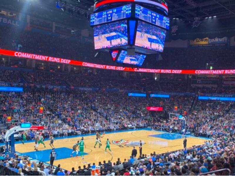 Oklahoma City: Oklahoma City Thunder Basketball Game Ticket - How the Experience Reflects a Typical NBA Night Out