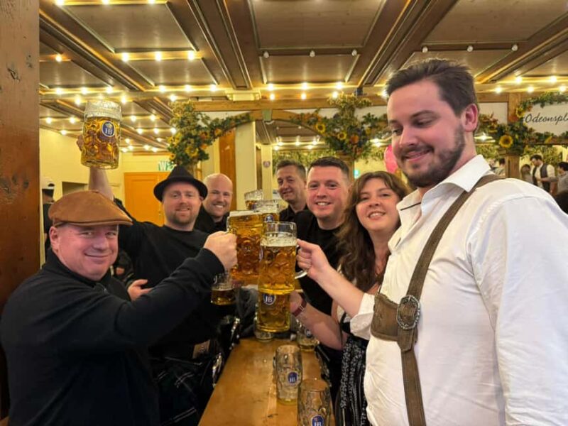 Oktoberfest Munich: Large Beer Tent Entry+Table Lunch/Dinner - Food, Drink, and Festival Atmosphere in the Beer Tent