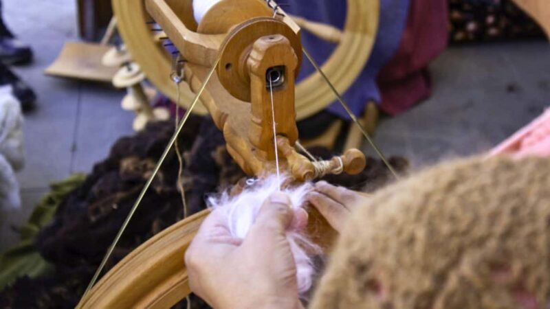 Olbia: Learn About the Wool Supply Chain from an Expert - Carding Wool Using Traditional Tools
