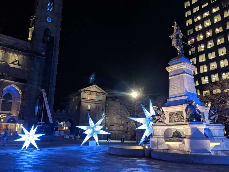 Old Montréal Small-Group Christmas Tour - Route and Key Stops: Victoria Square to Bonsecours Market