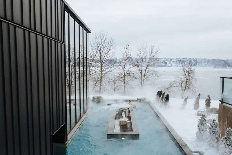 Old Quebec: Nordic Spa Thermal Experience - The Crowd and Atmosphere at Strøm Nordic Spa