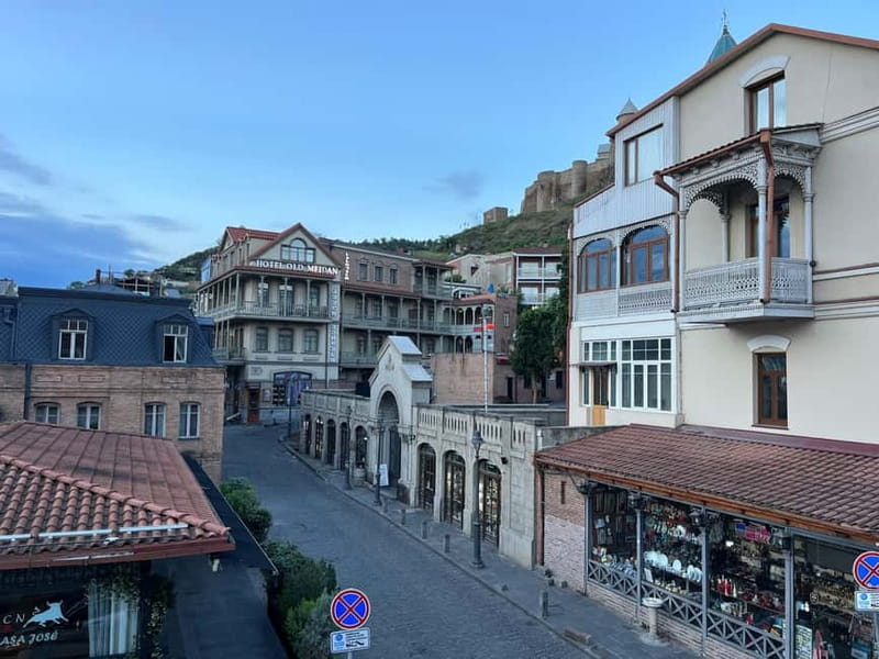 Old Tbilisi Private Walking Tour with Wine and Cable Car - Visiting the Leghvtakhevi Waterfall and Abanotubani District