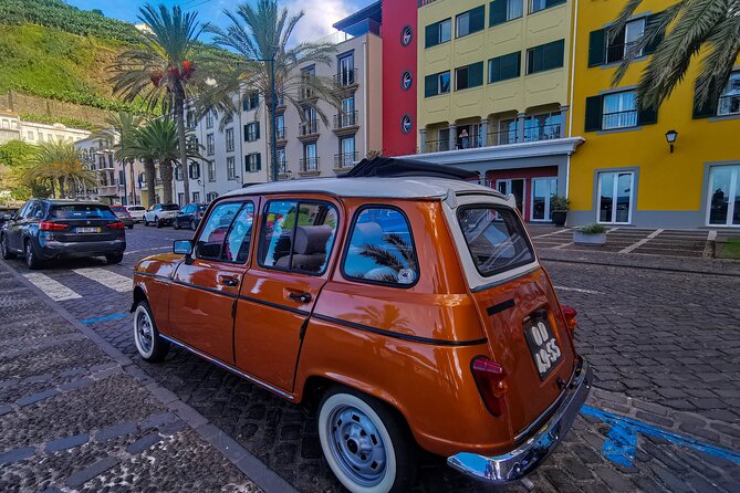 Oldtimer Sightseeing Tour in the West and Northwest - Exploring Madeira’s Old Roads and Waterfalls at Praia Ponta do Sol