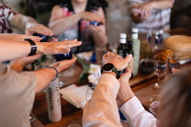 Olive oil Mill Visit-Kalamata Olives and Olive oil Tasting - Sampling and Paired Local Goods