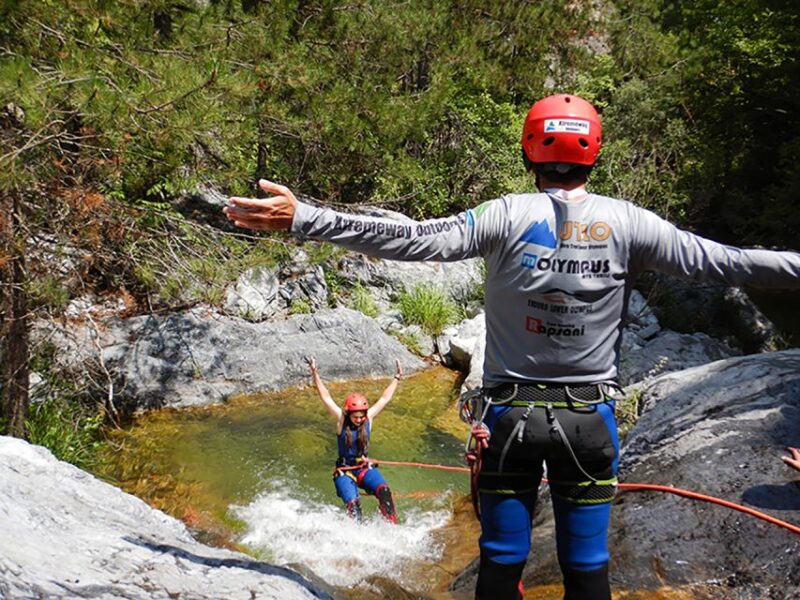 Olympus Canyoning Course: Entry to Intermediate - The Journey from Forest Trail to Canyon Depths
