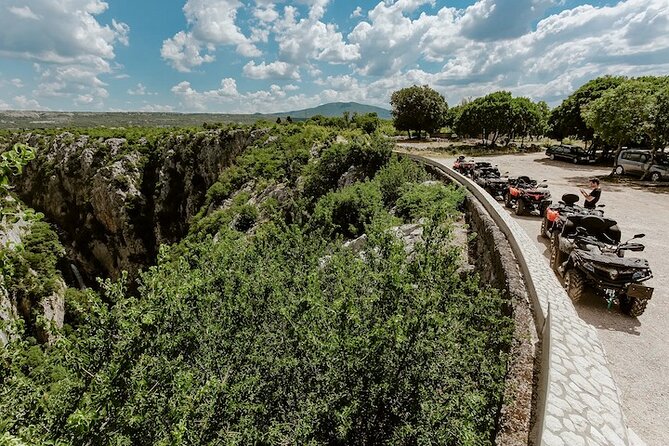 Omi / Split: 65 km Unique Quad Experience to Hidden Waterfalls - Scenic Routes Through Mountain Heights and River Canyons
