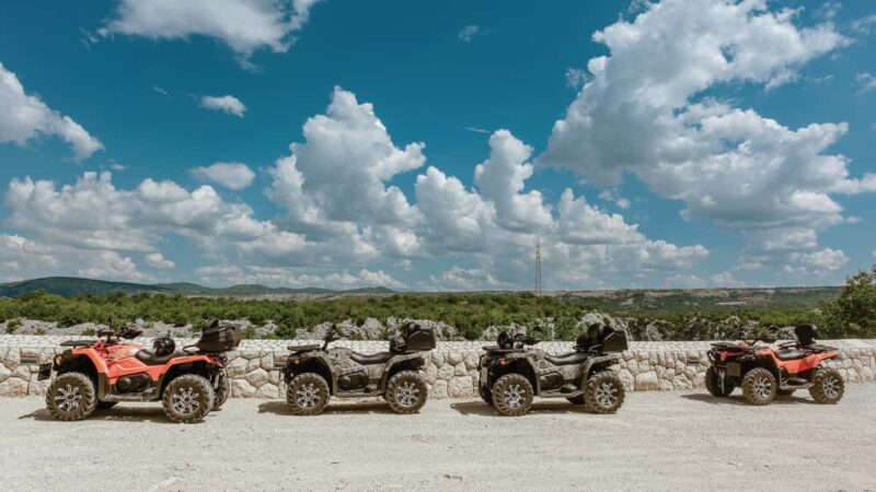 Omi/Split Expedition: 65 km Quad Tour to Hidden Waterfalls - Unique Features of the Quad Bikes and Equipment