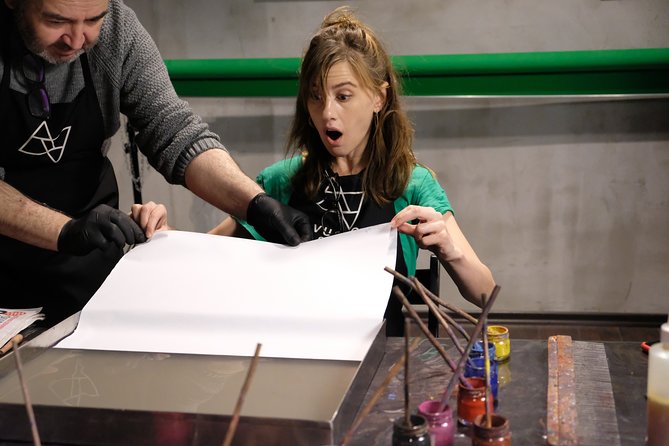 Once in a lifetime Experience: Turkish Marbling Art - Unlock the Art of Turkish Marbling in Istanbul for $120