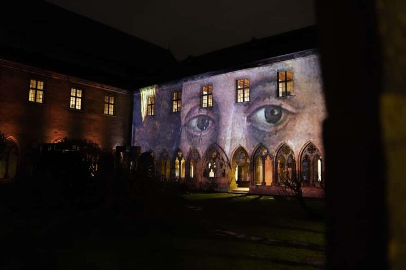 "Once Upon a Night" sound and light show and entrance to the Unterlinden Museum - Key Points