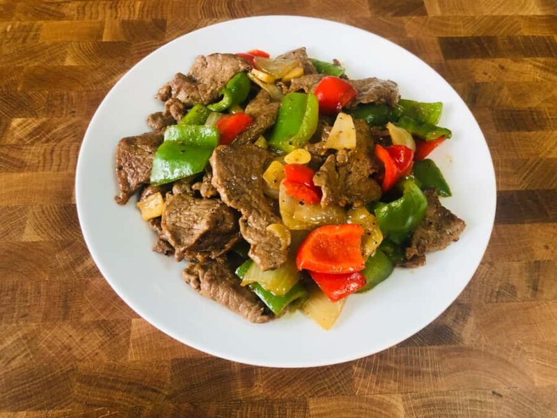 Online Cooking Class Pepper Steak Great for Team Building - Learn Authentic Chinese Cuisine from Your Kitchen for Just $20