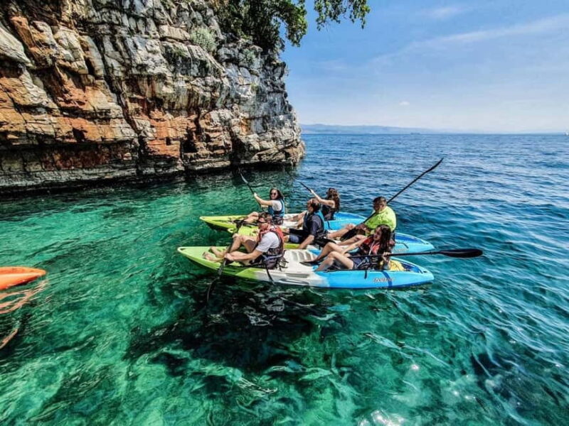 Opatija: Cliffs and caves kayak adventure - Underwater Cave Adventure and Sea Sunlight
