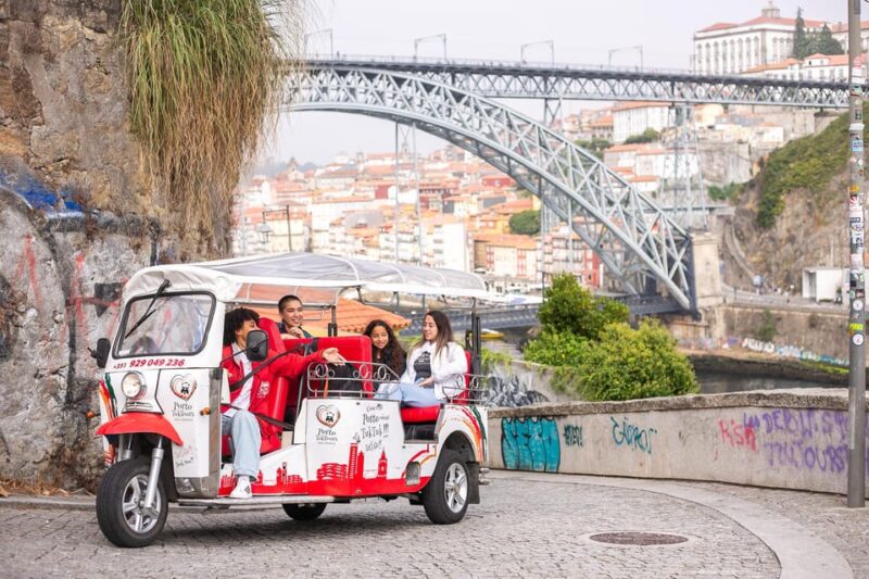 Oporto Tuk Tuk Tour: Among bridges and mysteries - 1.30h - Exploring Portos Bridges: From Freixo to the Atlantic