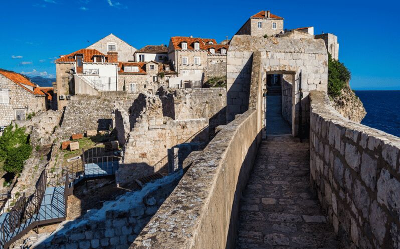 Order Dubrovnik Pass with Group City Walls Walking Tour - The View of Old Town and Lokrum from the Walls