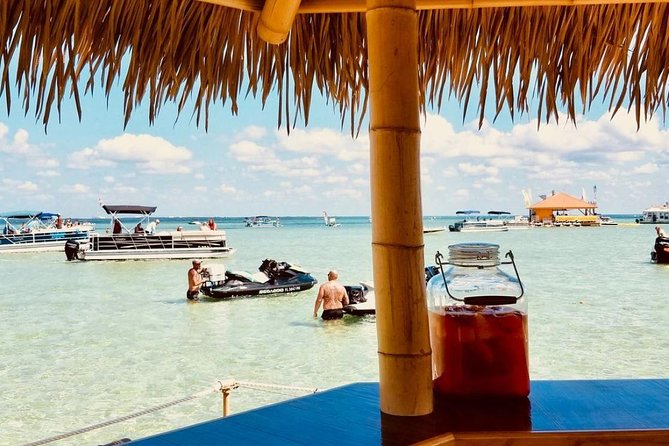 Original Cruisin' Tikis 3hr Crab Island Sandbar Adventure - Activities at Crab Island and Floating Restaurant Options