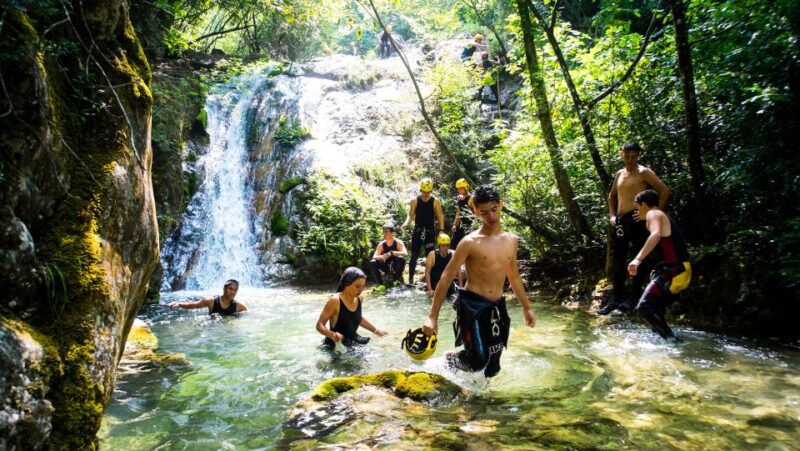 Orlias River Trekking - Discovering the "Red Rock" Waterfall