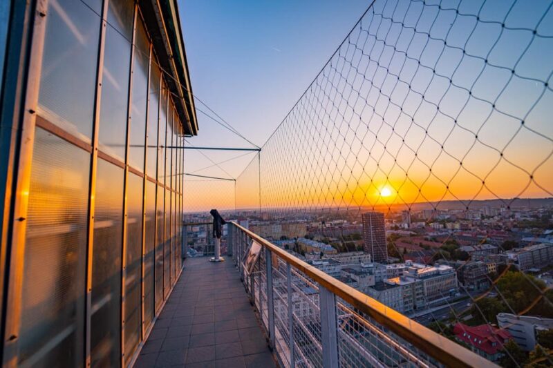 Ostrava: Entrance to the viewing tower of the new town hall - Guided Tour and Local Insights from a Knowledgeable Guide
