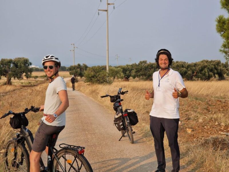 Ostuni e-bike tour. The olive trees and a local oil mill - Discover the Charm of Ostuni on a 3-Hour E-Bike Tour