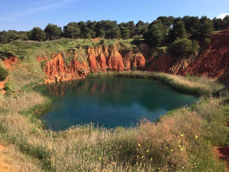 Otranto walk in the Natural Park to discover the Bauxite Quarry - Exploring the Bauxite Quarry and Its "Red Lake"