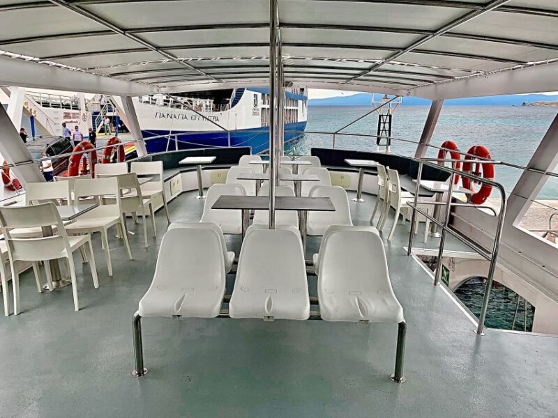 Ouranoupoli: Mount Athos Sightseeing Glass-Bottom Boat Tour - Scenic Stop at Drenia Islands