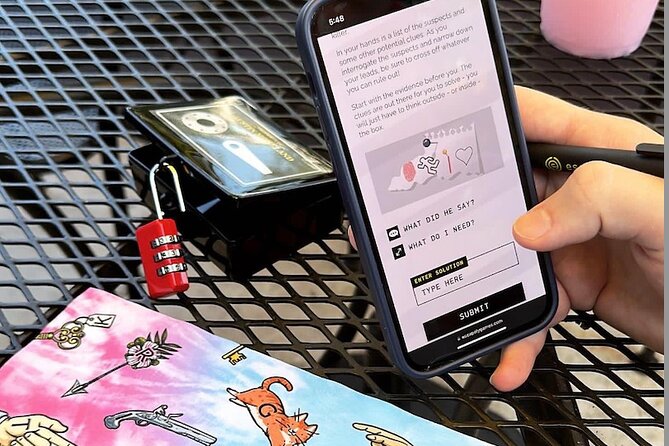 Outdoor Escape Room in Cleveland - the Entertainment District - The Murder Mystery and Puzzle Challenges