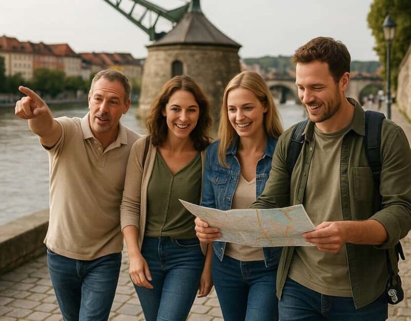 Outdoor Escape Tour  Puzzle Backpack Würzburg: The Lost Plan - Key Points