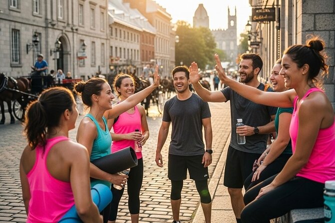 Outdoor Fitness Class - Scenic Stops Along the Montreal Waterway