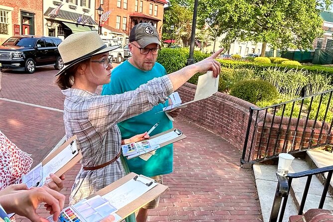 Outdoor Painting Activity with a Local Artist in Annapolis - Em Campbell’s Approach to Teaching Watercolor Painting