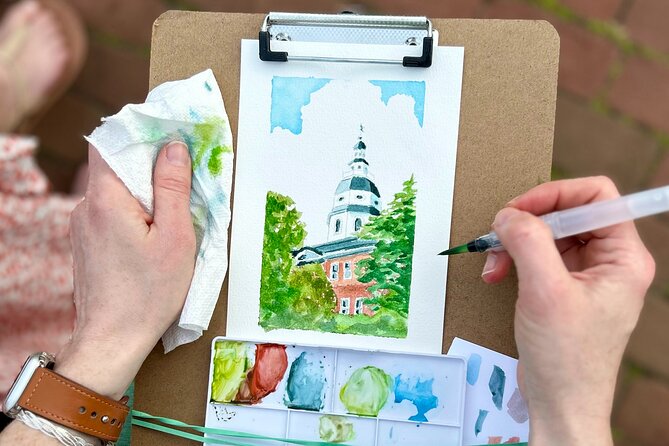 Outdoor Painting Activity with a Local Artist in Annapolis - The Experience of Painting with a Skilled Artist