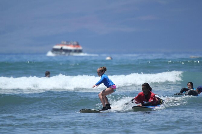 Outrageous Surf ScHool Lesson on Lahaina Side - Maui’s Breakwall Beach: The Perfect Setting for Surfing Beginners