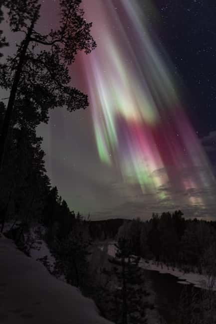 Överkalix : Photography Workshop by Night in Swedish Lapland - Learning Camera Settings and Techniques Under Arctic Skies