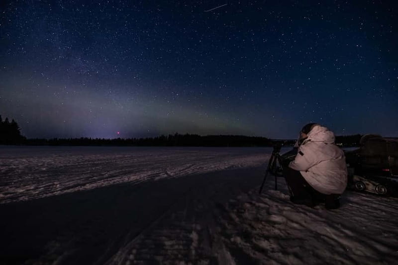 Överkalix : Photography Workshop by Night in Swedish Lapland - Warm Up with Swedish Fika During the Tour Break
