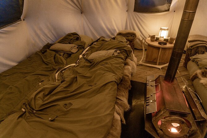 Overnight Stay with Reindeer Sledding & Feeding - Sleeping in a Traditional Reindeer-Hide Lavvu