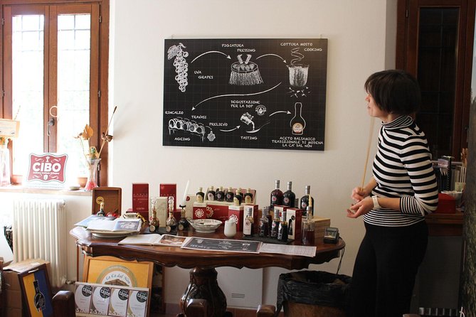 Owner-Led Balsamic Vinegar Tour & Tasting in Vignola, Modena - Tasting Balsamic and Saba with Classic Italian Food Pairings