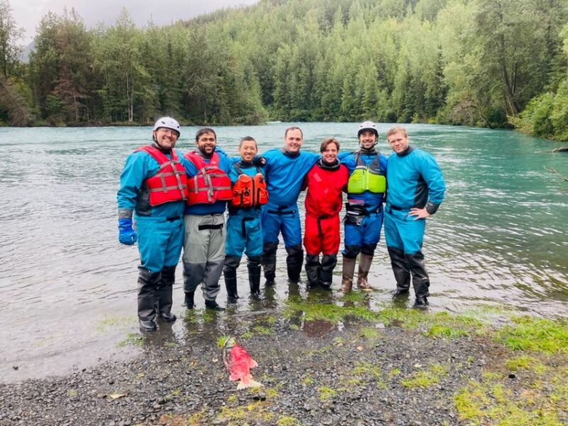 Packrafting Kenai River - Cooper Landing Departure - Starting Point at Cooper Landing Boat Launch