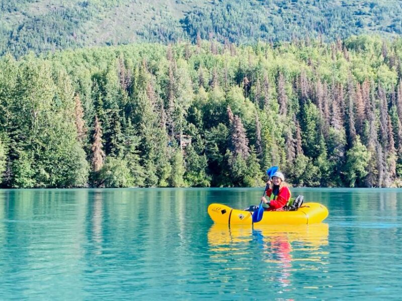 Packrafting Kenai River - Cooper Landing Departure - Navigating the Kenai River’s Stunning Vistas