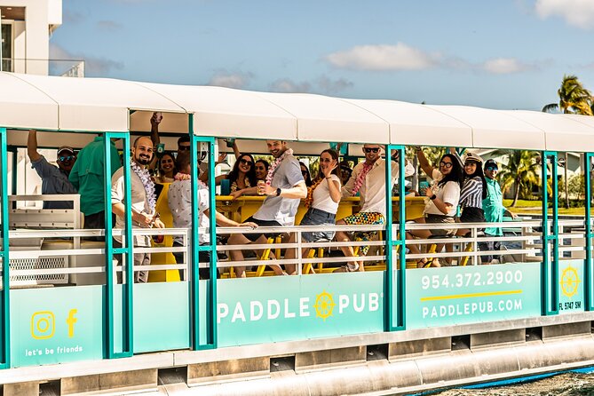 Paddle Pub Daytona Beach - The Pedal-Powered Boat and Onboard Features