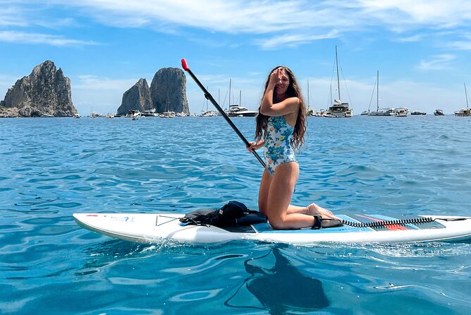 Paddleboard in Capri between caves and beaches - Who Will Appreciate This Capri Paddleboard Tour?