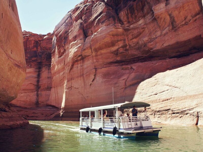 Page: Boat Tour of Lake Powell, Antelope, and Glen Canyon - Viewing Glen Canyon Dam from the Water