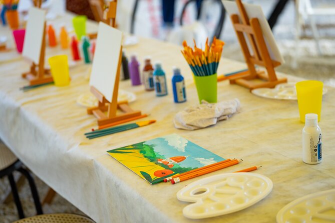 Paint And Drink Florentine Hills Art at La Birr'aia in Marignolle - Guided Art Lessons with a Professional Artist