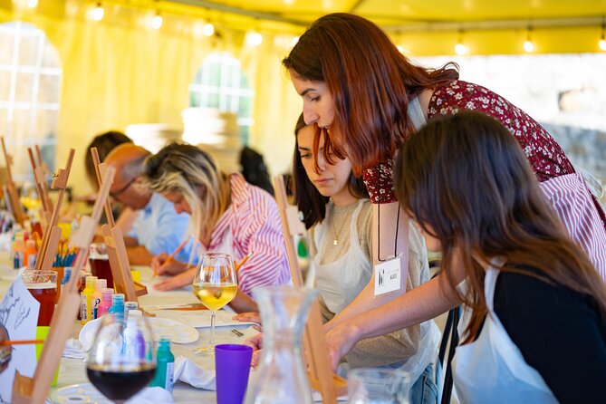 Paint And Drink Florentine Hills Art at La Birr'aia in Marignolle - Scenic Views of Florence’s Hills