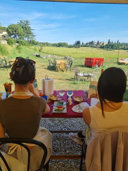 Paint and Drink Florentine Hills - Step-by-Step Guidance from a Professional Artist