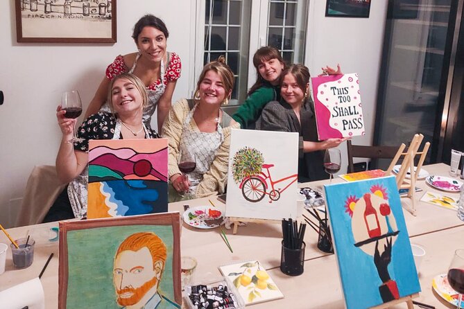 Paint and Free Flowing Wine Art Class in Rome - The Unique Advantage of This Experience