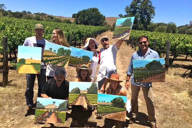 Paint in the Vineyard with Estate Wine Tasting - Independence from Transportation and Group Size